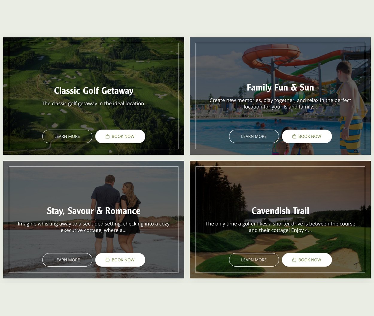 Cavendish Maples Packages Cavendish Maples vacation packages including Classic Golf Getaway, Family Fun and Sun, and Stay, Savour and Romance