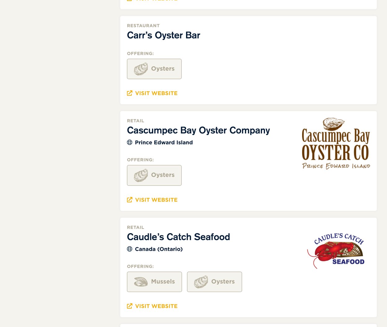 Social Shell Where To Buy Listings Where to Buy listings for oyster bars and seafood retailers offering PEI mussels and oysters